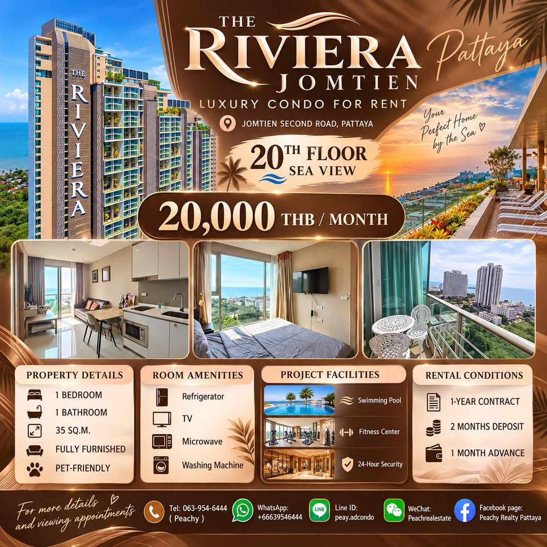 Condo · 1 bed · 35 m² · Jomtien