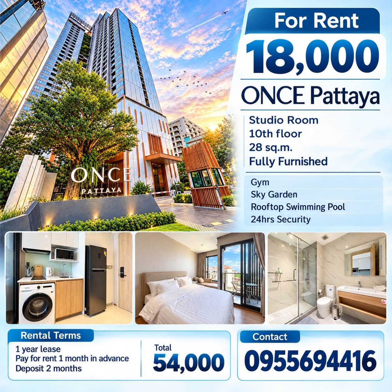 Condo · Studio · 28 m² · Central Pattaya