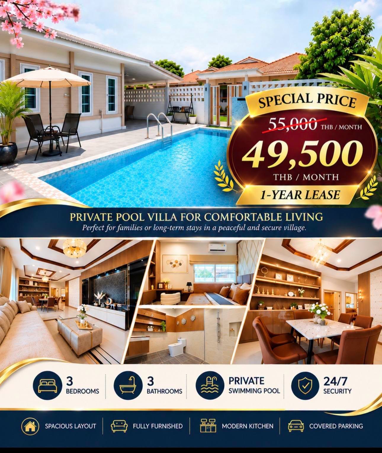 Villa · 3 ch. · Nong Mai Kaen